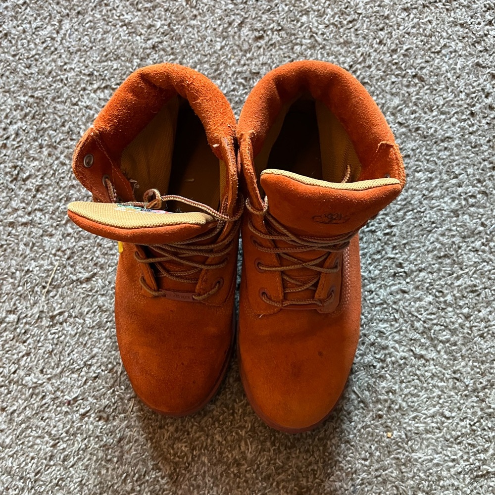 Timberland Orange Boots